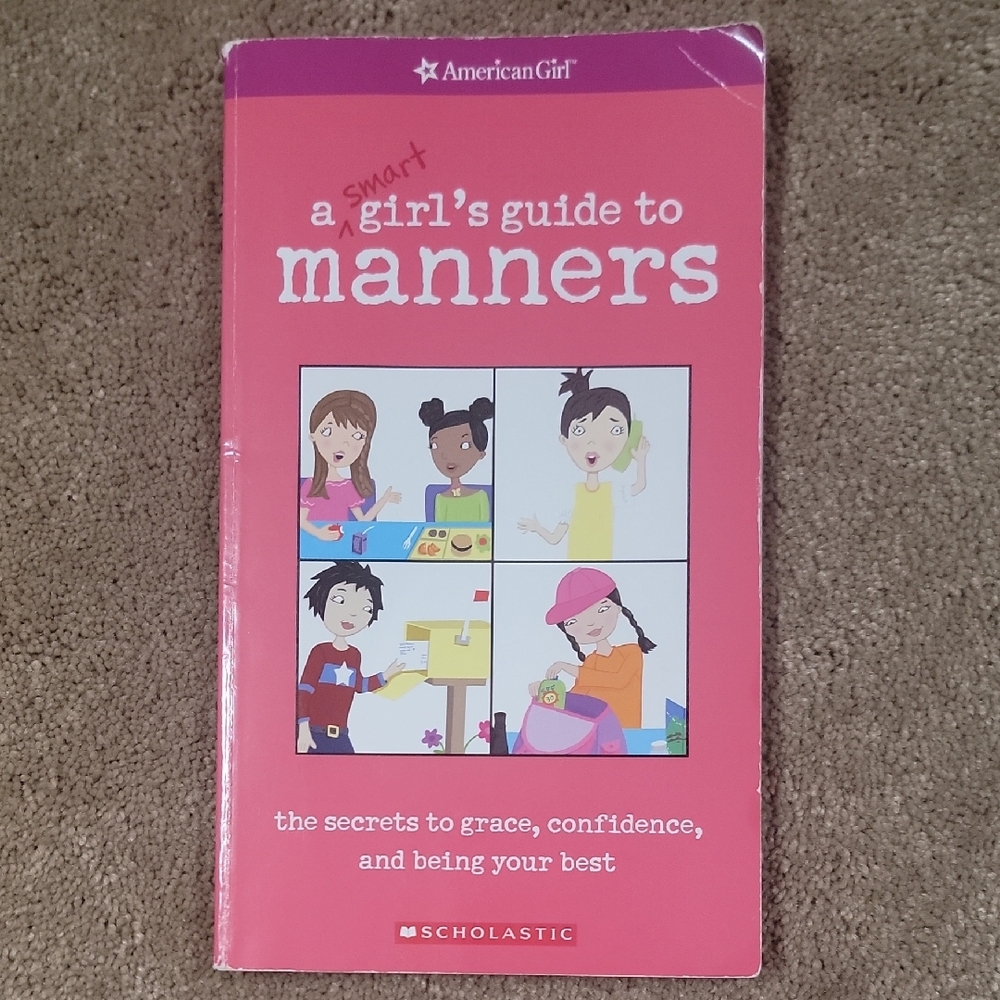 American Girl Guide to Manners Book - Pink Cover
